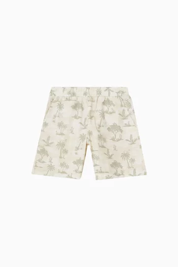 Toile De Jouy Shorts in Cotton