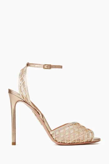 Lumiere 105 Sandals in Crystal Mesh