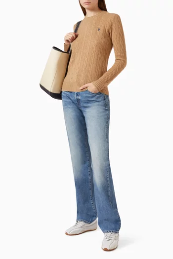Straight-leg Jeans in Denim