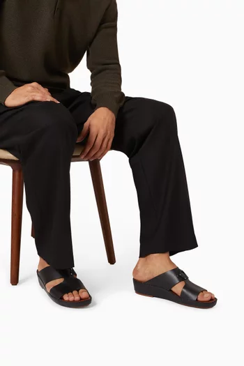 Peninsula Lisscalf Sandals in Smooth Leather