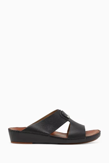 Peninsula Marca Sandals in Deer Leather
