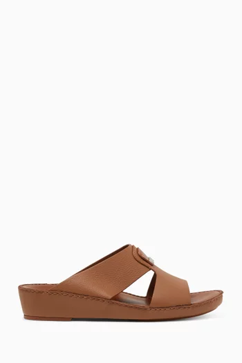 Peninsula Marca Sandals in Deer Leather