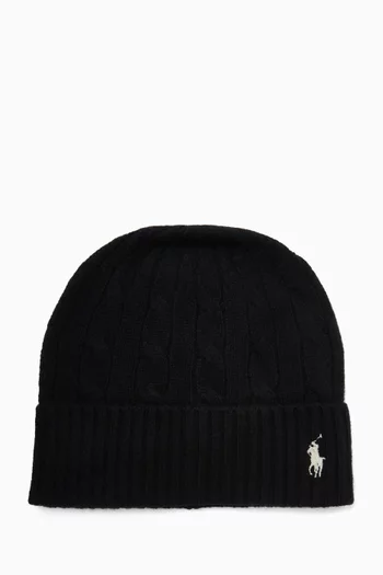 Beanie Hat in Wool Blend
