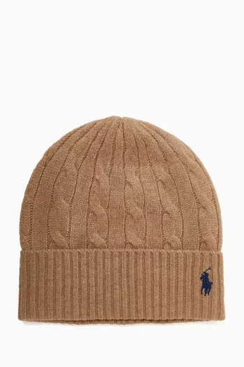 Beanie Hat in Wool Blend