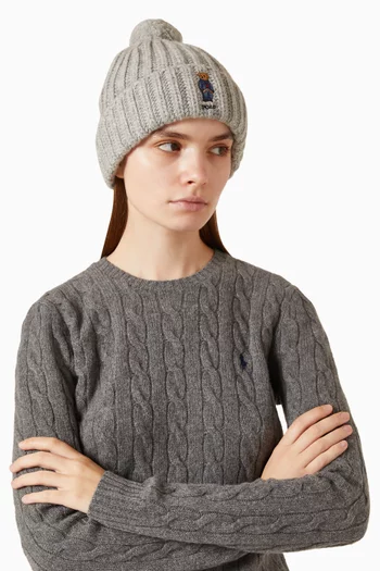 Beanie Hat in Wool Blend