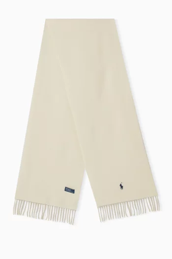 Fringe Scarf in Wool