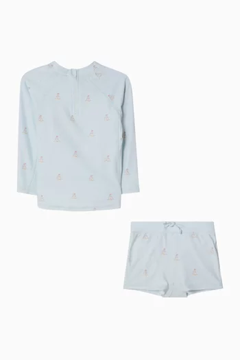 Jamie Rashie & Swim Shorts Set