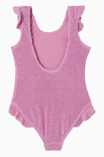 Ruffle Crinkle Swimsuit