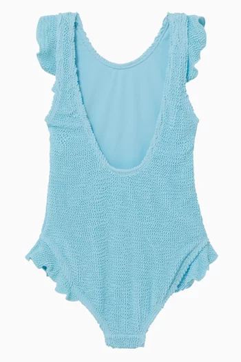 Ruffle Crinkle Swimsuit