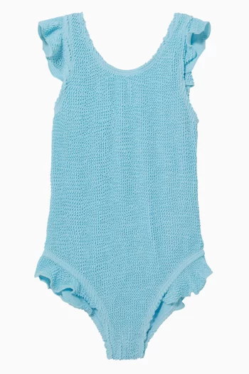 Ruffle Crinkle Swimsuit