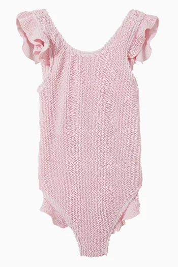 Ruffle Crinkle Swimsuit