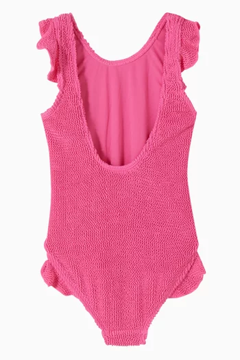 Ruffle Crinkle Swimsuit