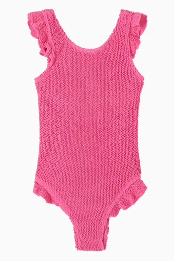 Ruffle Crinkle Swimsuit