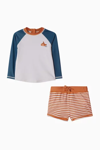 Harvey Rashie & Swim Shorts Set