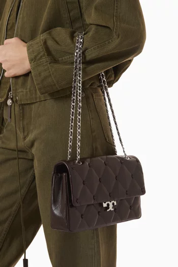 Bunny Knot Shoulder Bag in Napa Leather