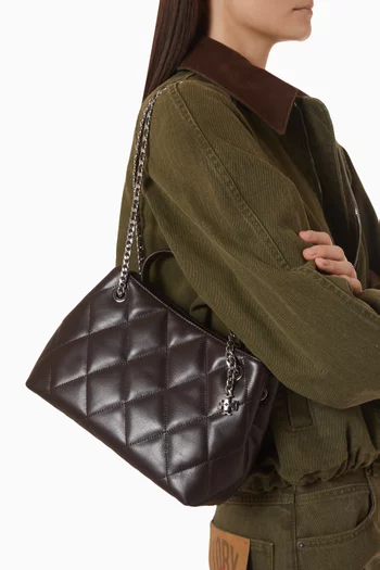 Small Fleming Carryall Bag in Napa Leather