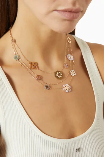 Forget Me Not Multi-Strand Necklace