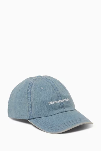 T-Logo Cap in Denim