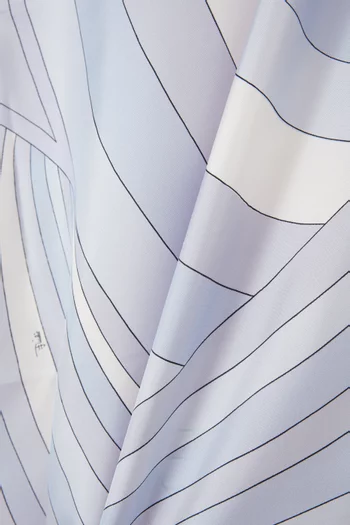 Printed Scarf in Silk Twill