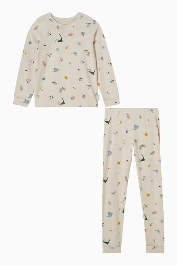 Wilhelm Grow Printed Pyjamas Set