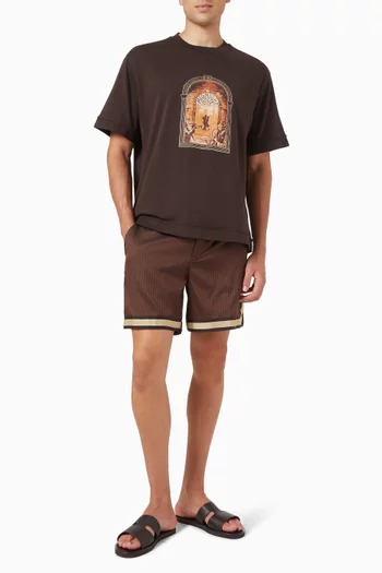 Midnight Arch T-shirt in Cotton