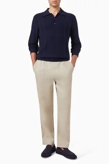 Toro Polo Sweater in Wool-blend