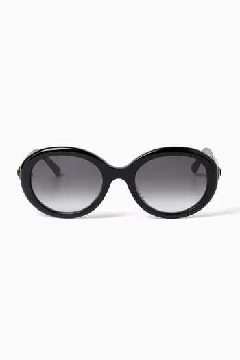 Round Sunglasses in Acetate