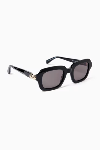Square Sunglasses in Acetate