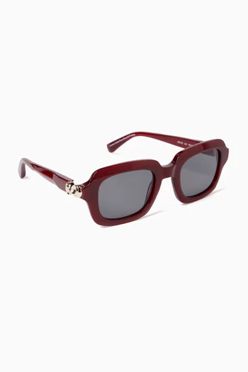 Square Sunglasses in Acetate