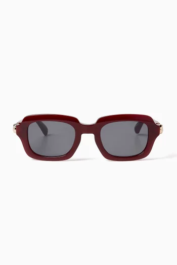 Square Sunglasses in Acetate