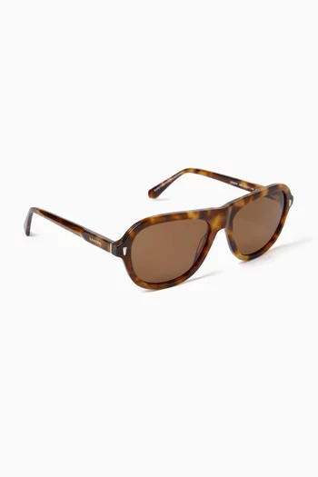 Aviator Sunglasses in Acetate