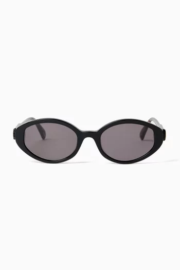 Oval Sunglasses in Acetate