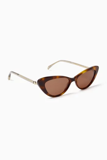 Cat-eye Sunglasses in Acetate