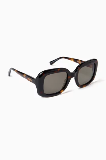 Square Sunglasses in Acetate