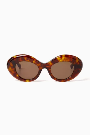 Oval Sunglasses in Acetate