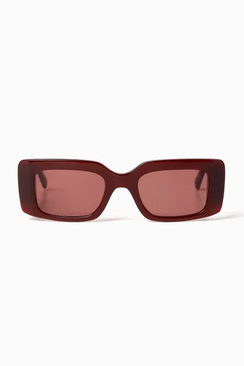 Rectangle Sunglasses in Acetate