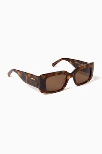 Rectangle Sunglasses in Acetate