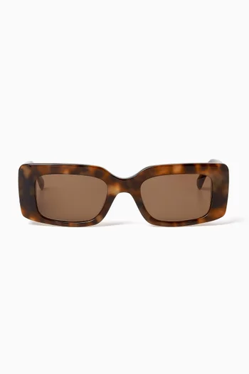 Rectangle Sunglasses in Acetate