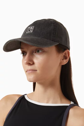 Embroidered-logo Cap in Cotton
