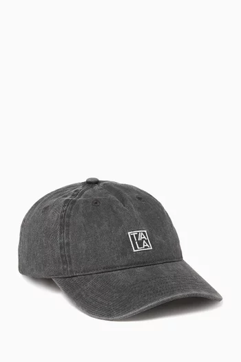 Embroidered-logo Cap in Cotton