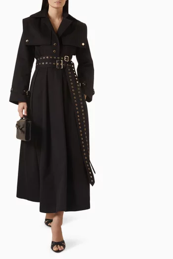 Vento Belted Dress in Cotton