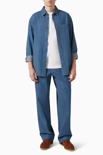 Mercer T-shirt in Mercerised-cotton