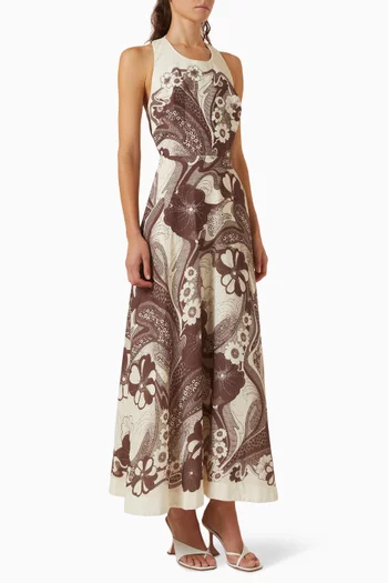 Printed Halterneck Dress