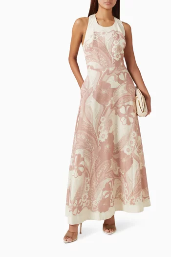 Printed Halterneck Dress