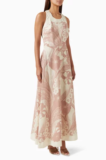 Printed Halterneck Dress
