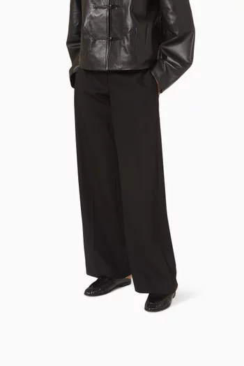 Betzy Mule Loafers in Leather