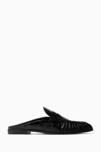 Betzy Mule Loafers in Leather