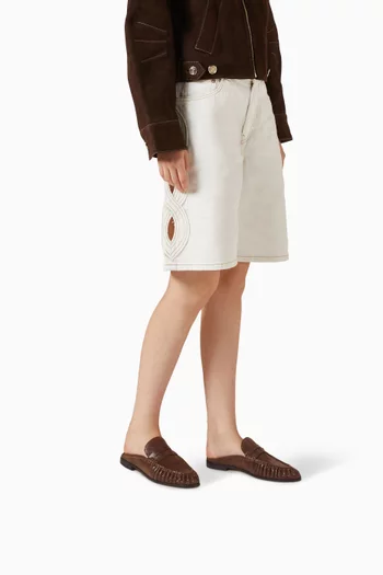 Betzy Mule Loafers in Suede