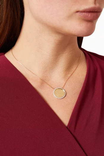 Ayatul Kursi Diamond Necklace in 18kt Gold