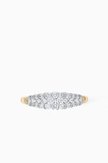 Scala Diamond Ring in 18kt Gold